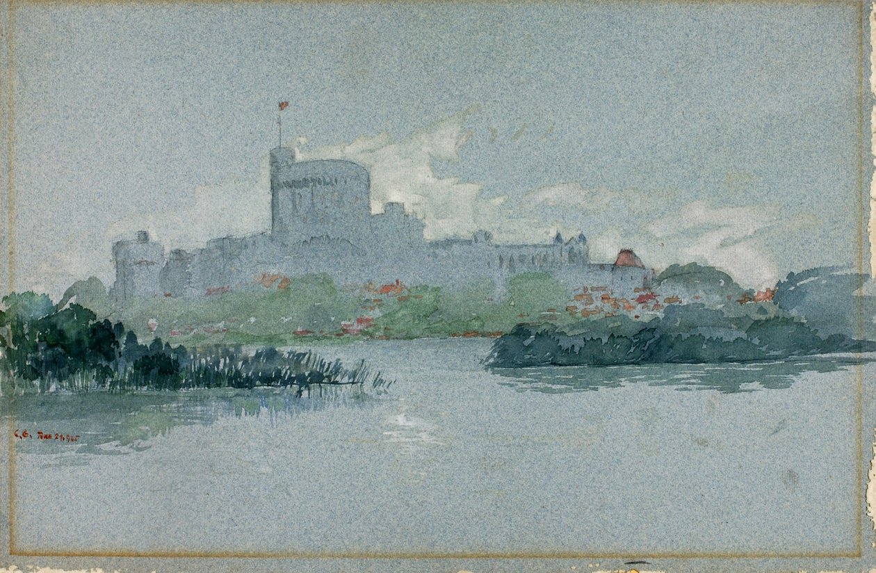 Windsori kastély, Anglia, 1905. alkotó: Cass Gilbert