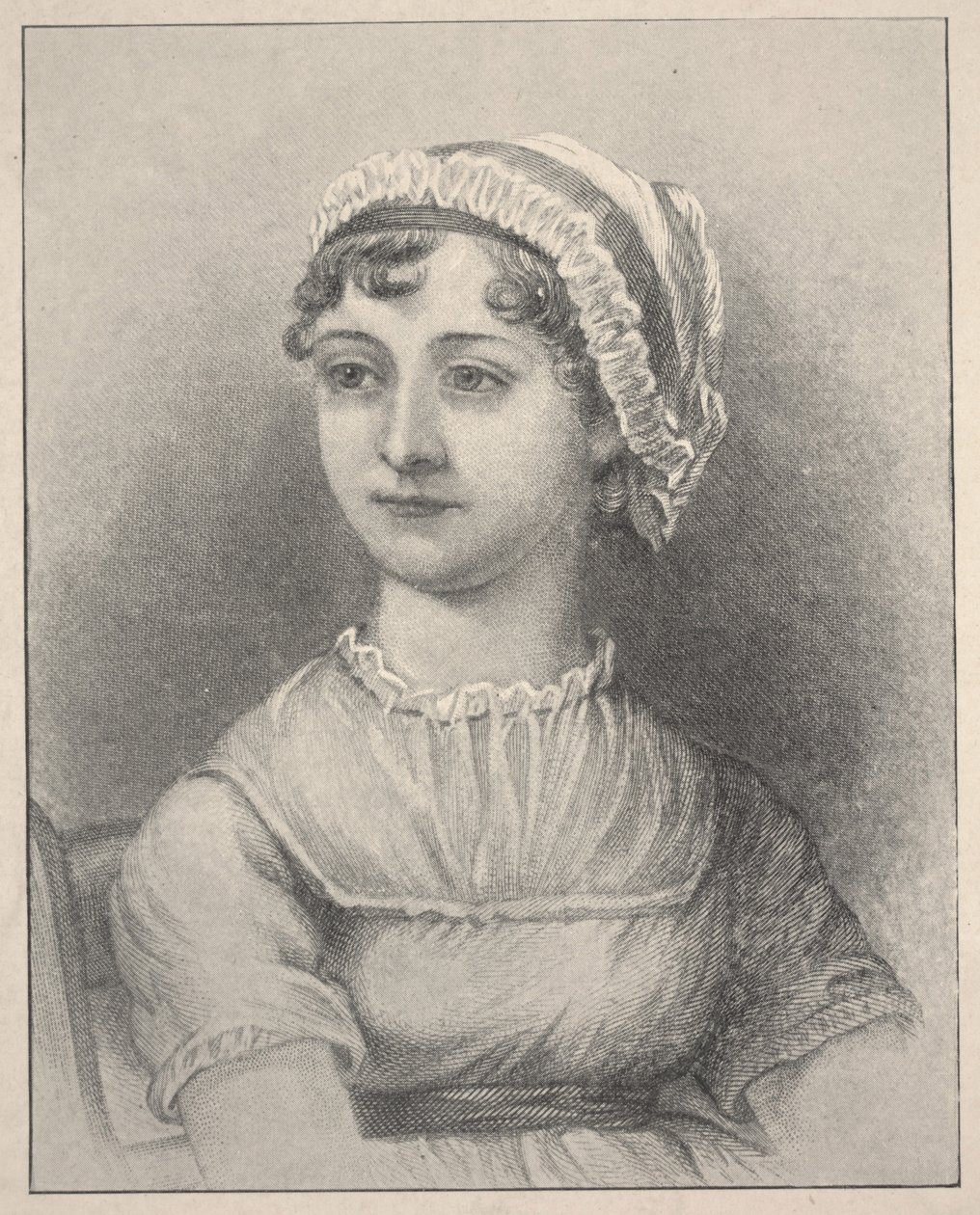 Jane Austen (metszet) alkotó: Cassandra (after) Austen