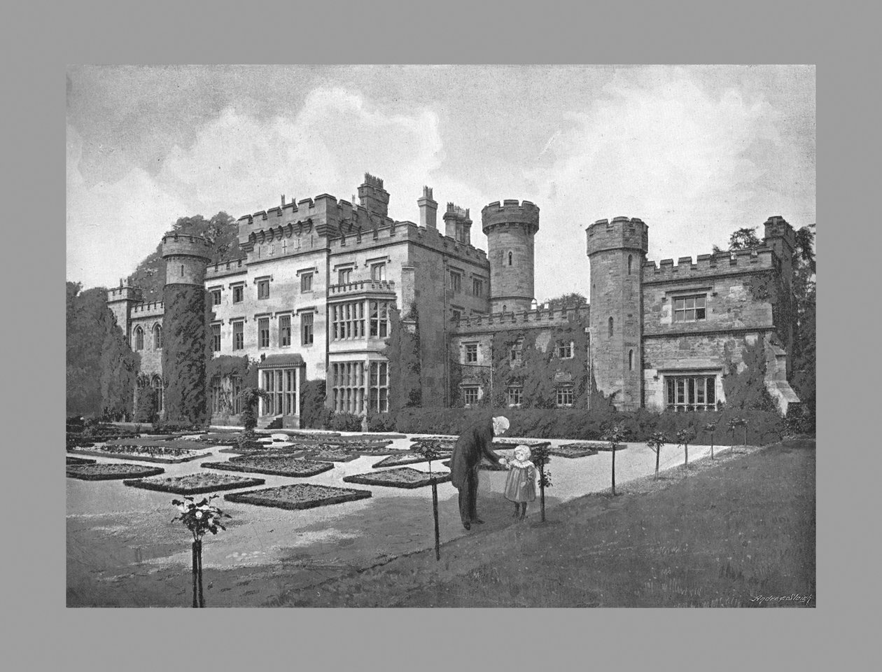 Hawarden kastély, 1900 alkotó: Catherall and Pritchard