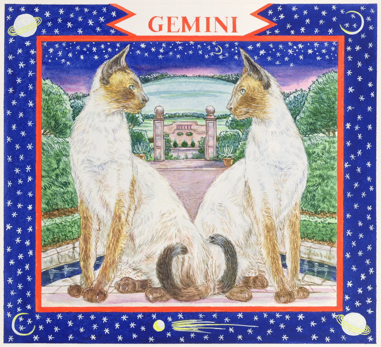 Gemini (wc papíron) alkotó: Catherine Bradbury