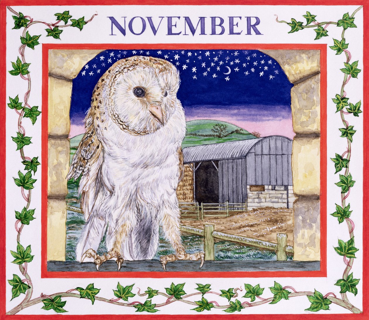 november (wc papíron) alkotó: Catherine Bradbury