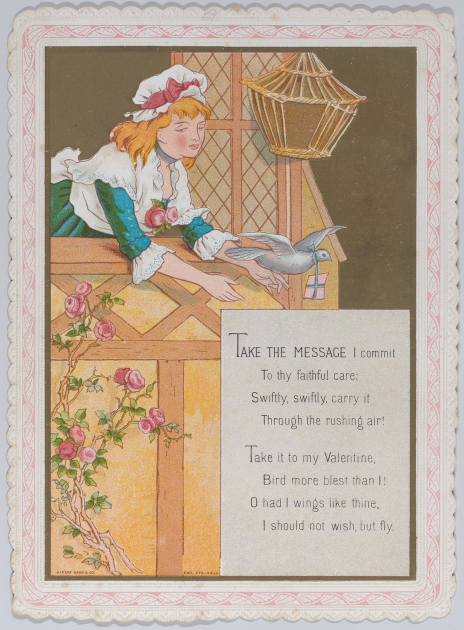 Valentin, 1874. alkotó: Catherine Greenaway