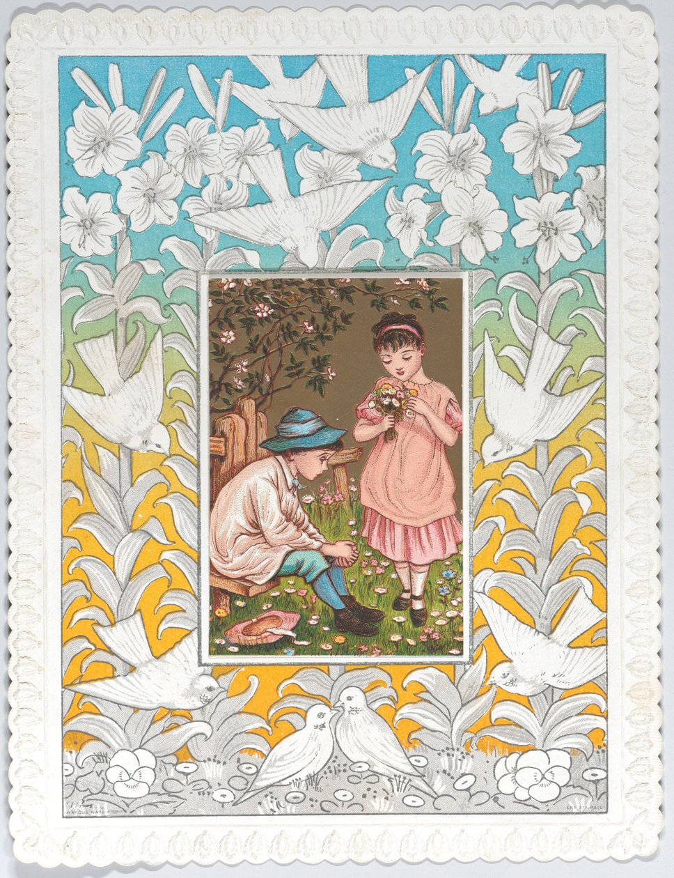 Valentin, 1876., 1876. alkotó: Catherine Greenaway