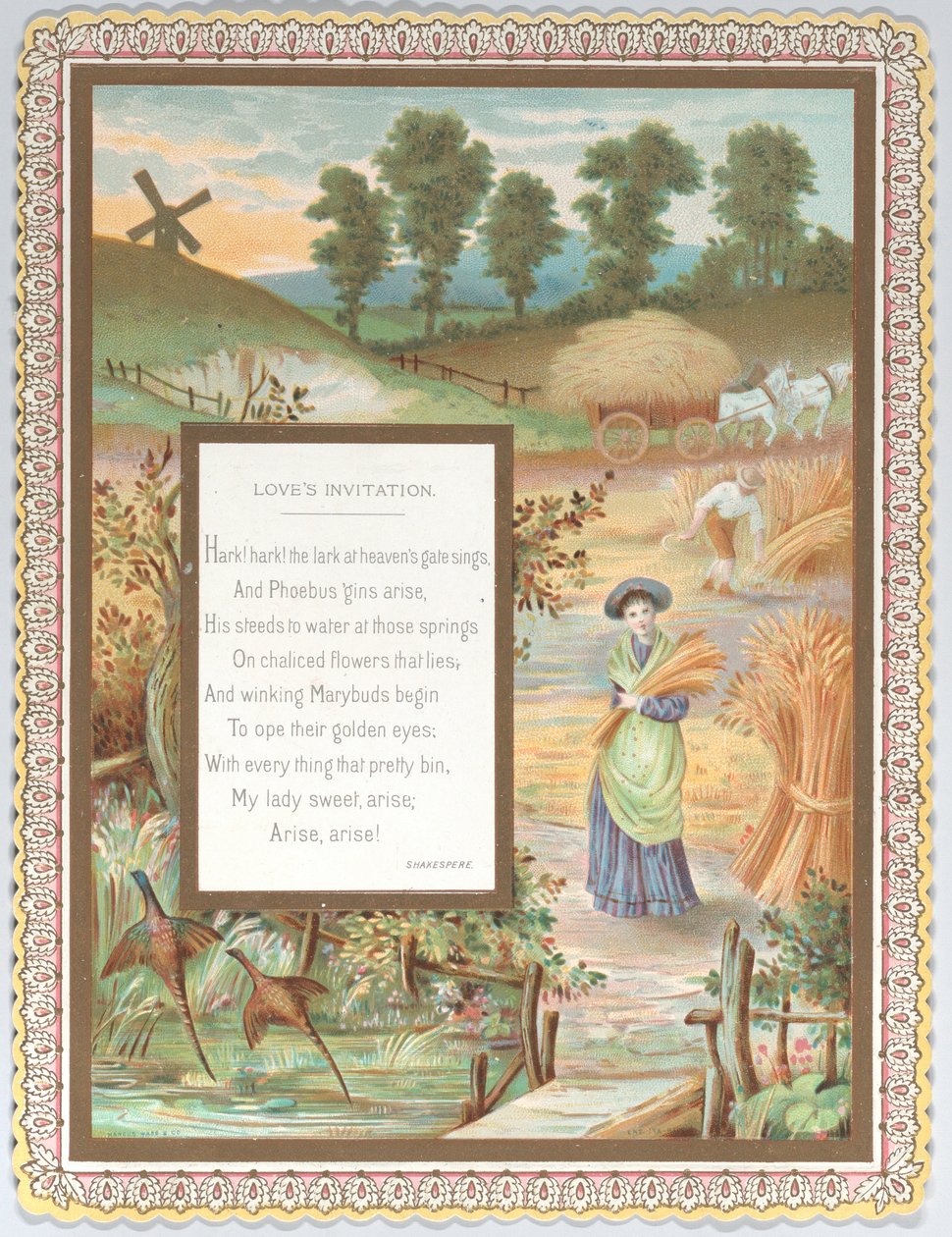 Valentin, kb. 1875. alkotó: Catherine Greenaway