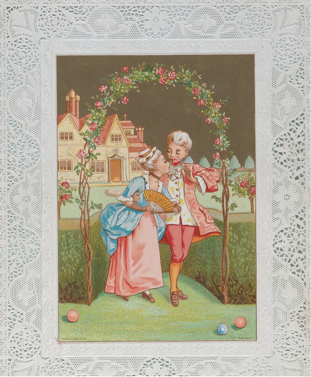 Valentin, kb. 1880. alkotó: Catherine Greenaway