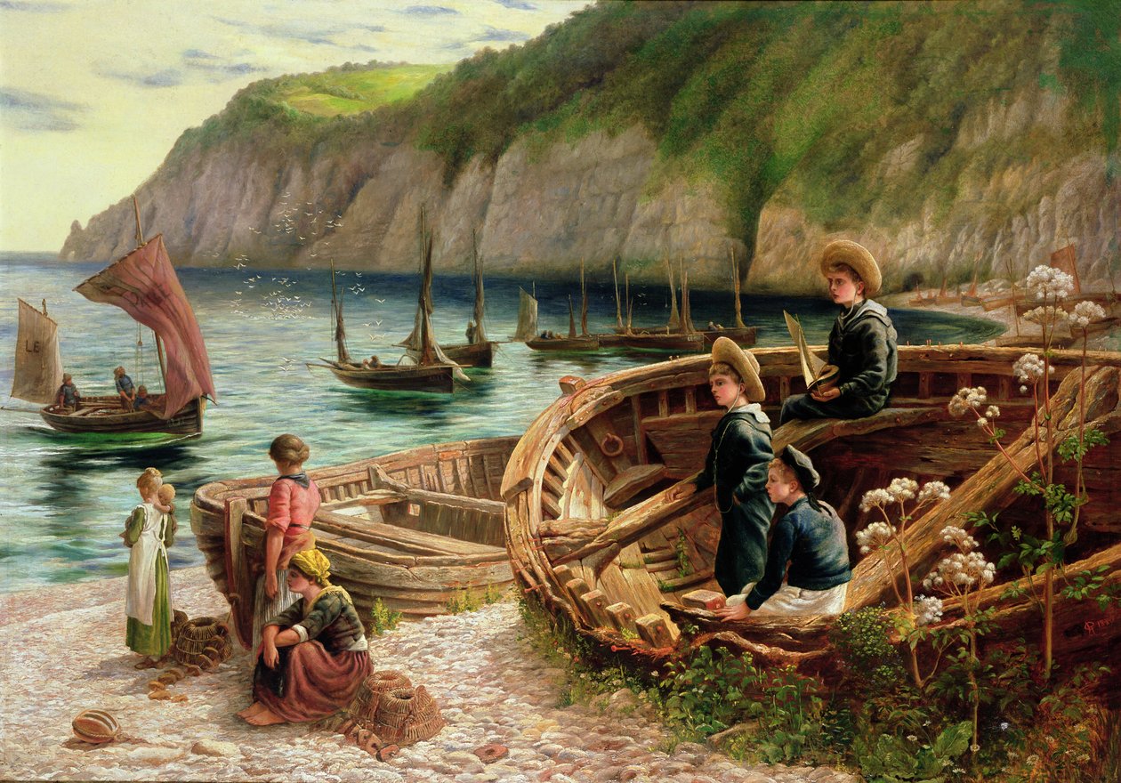 A tengerparton, 1880 alkotó: Catherine Heuffer