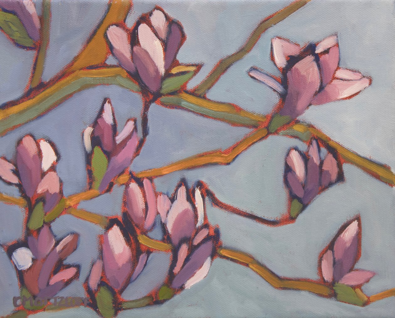 Magnolia Moment, 2022 (Olaj, vászon) alkotó: Catherine J Martzloff