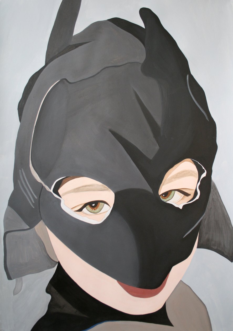 Batboy, 2003 (akril, papír) alkotó: Cathy Lomax