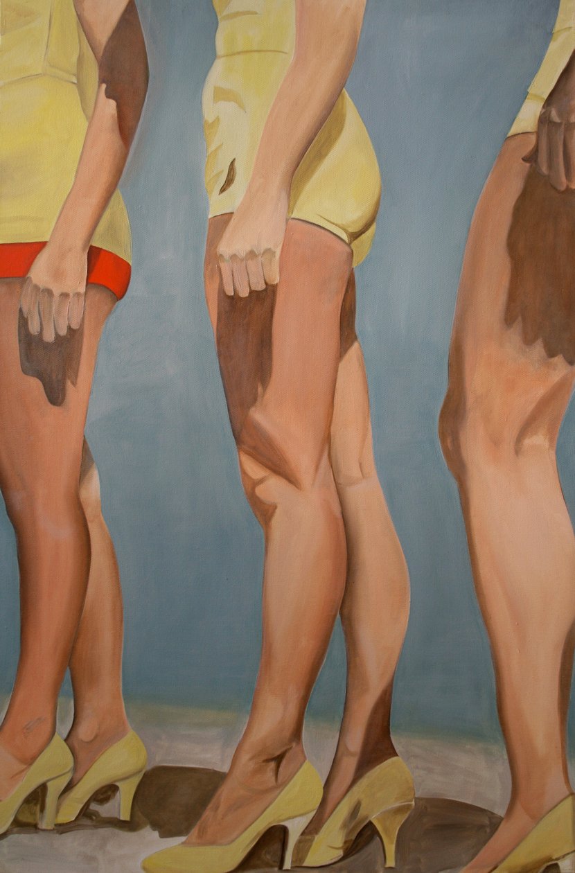Lábak, 2007 (olaj, vászon) alkotó: Cathy Lomax