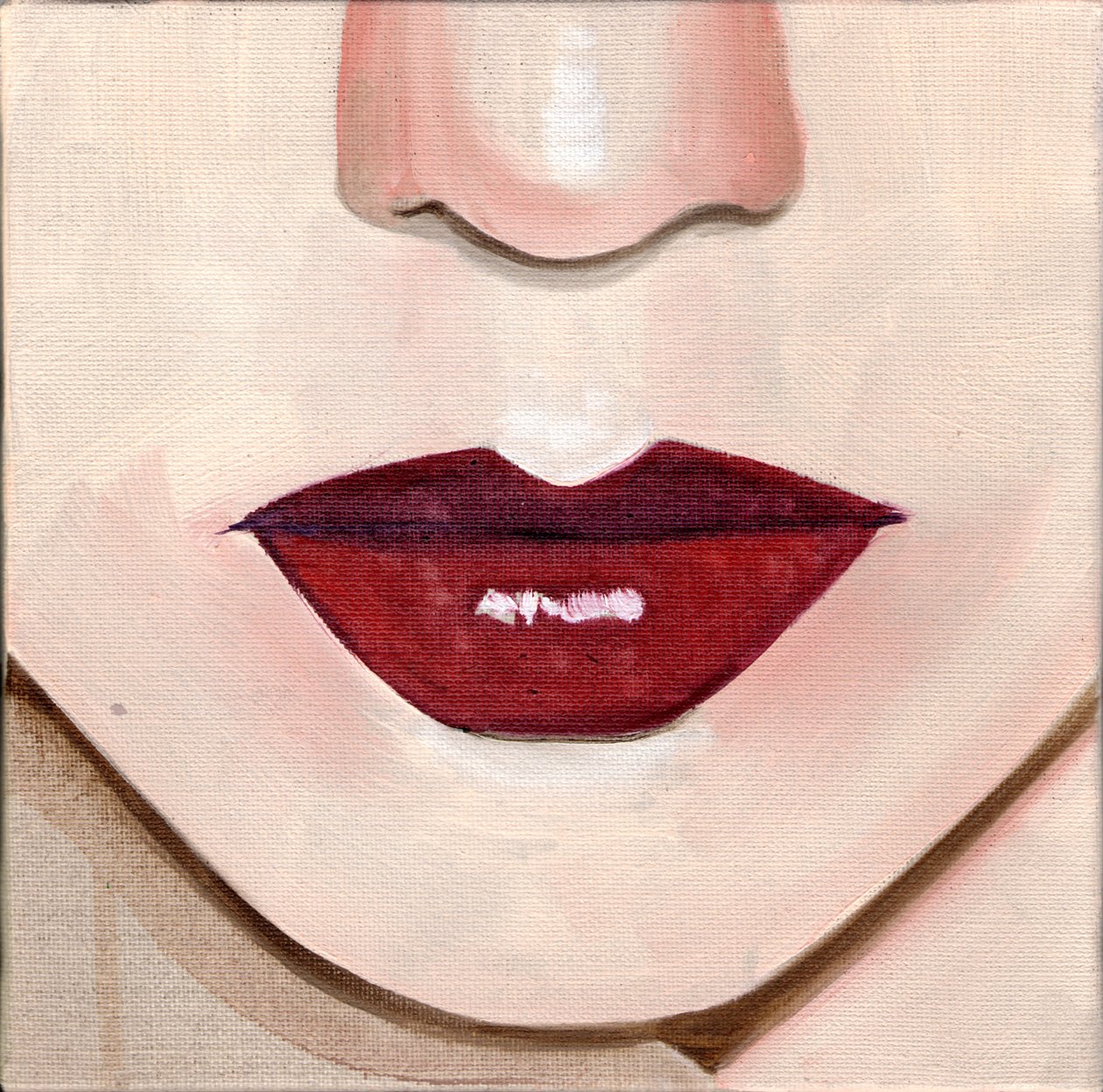 Maquillage 7, 2013 (olaj, vászon) alkotó: Cathy Lomax