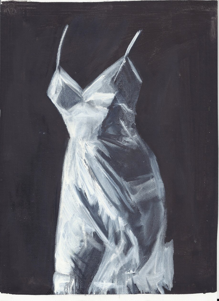 Rose 2, 2012 (olaj és akril, papír) alkotó: Cathy Lomax