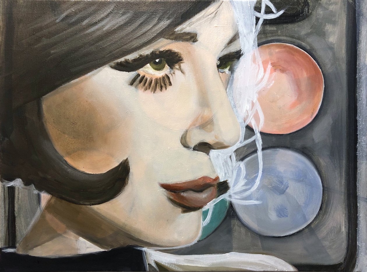 Árnyékpaletta, 2021 (olaj, vászon) alkotó: Cathy Lomax