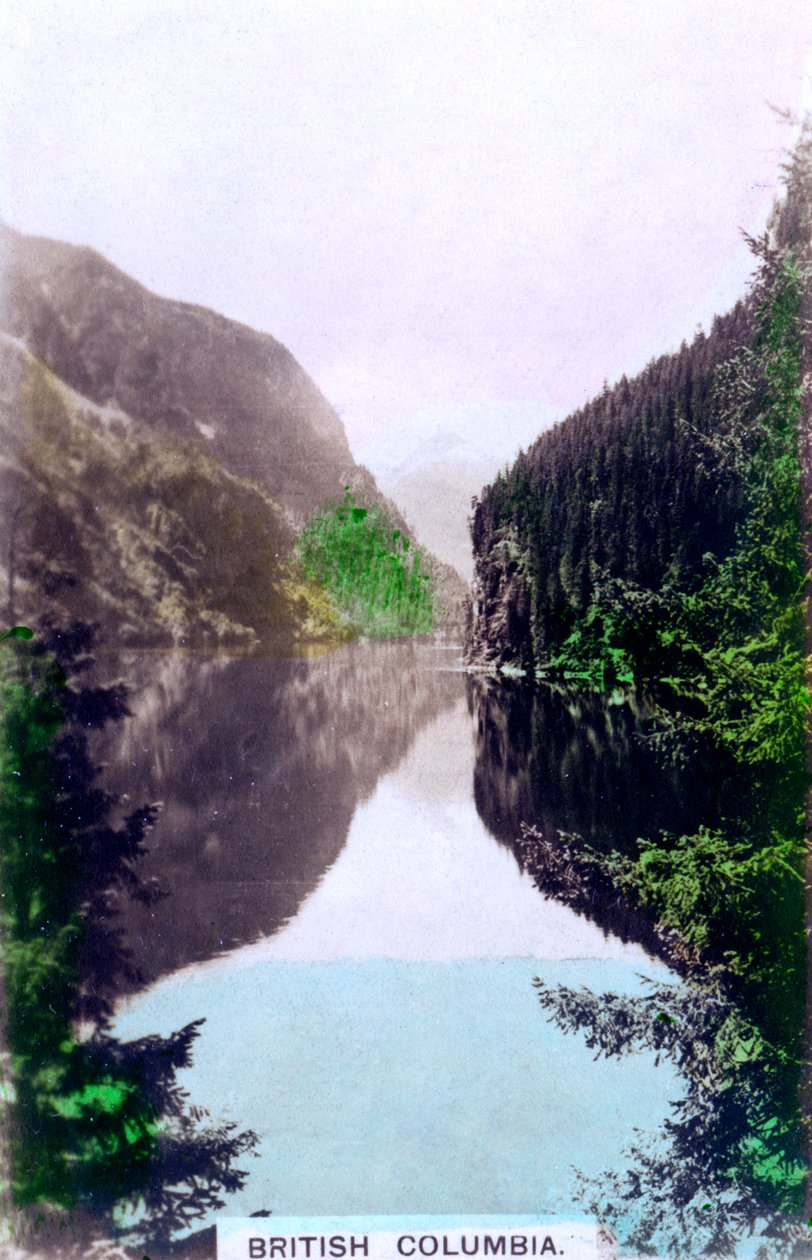 Tengerparti jelenet, British Columbia, Kanada, 1920-as évek. alkotó: Cavenders Ltd