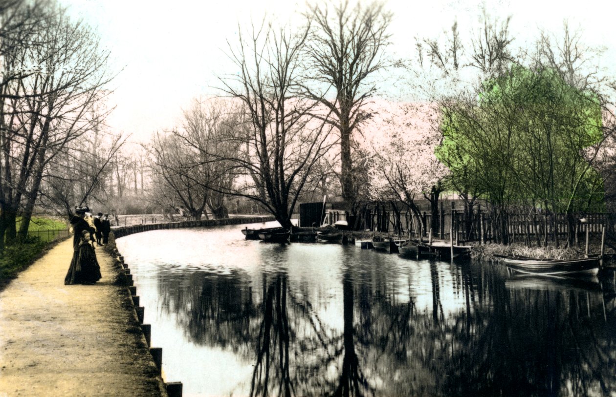 The River Gipping, Ipswich, 1926. alkotó: Cavenders Ltd