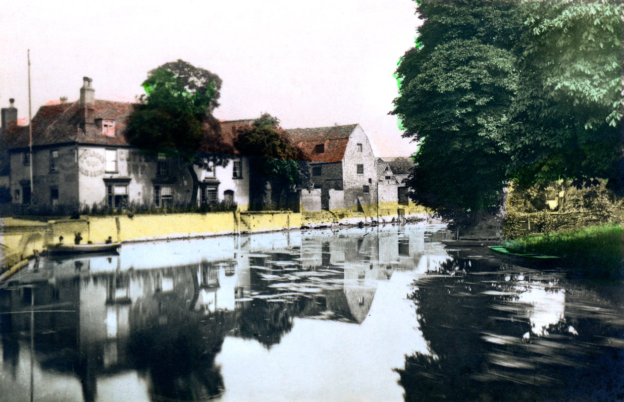 Az Ouse folyó Ely-ben, Cambridgeshire-ben, 1926. alkotó: Cavenders Ltd