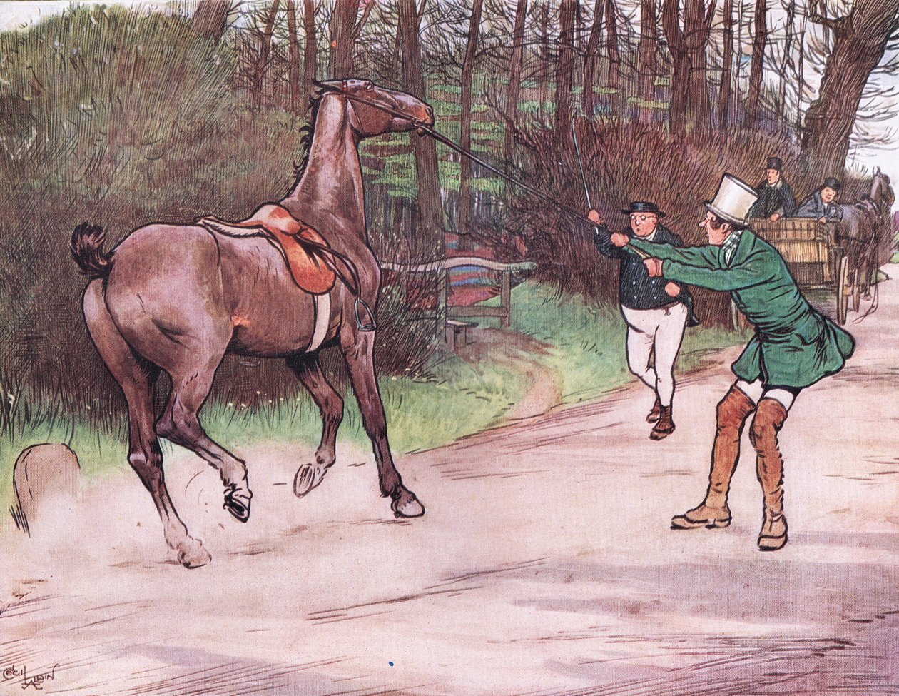 Pickwick úr a segítségére sietett alkotó: Cecil Charles Windsor Aldin