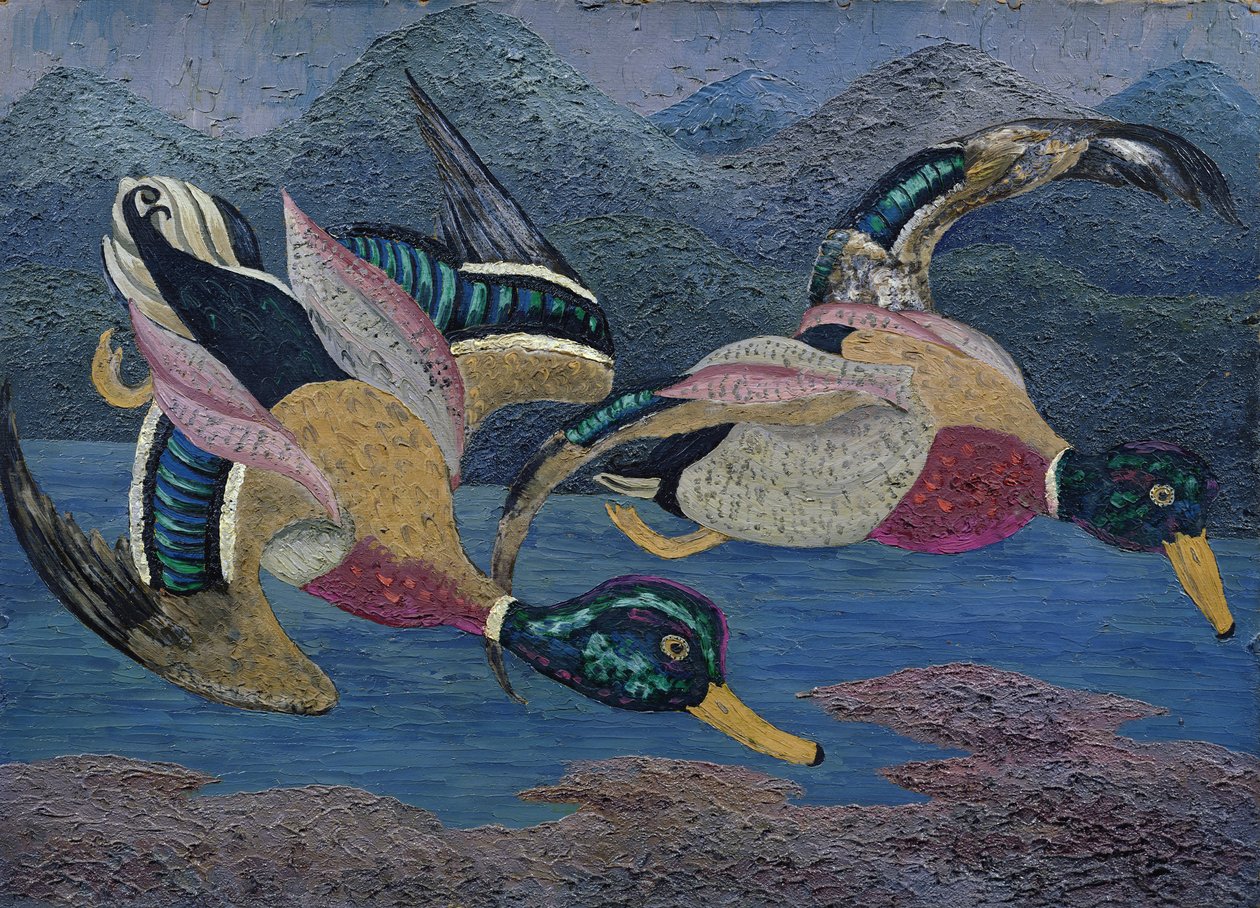 Kacsák (olaj, vászon) alkotó: Cedric Morris