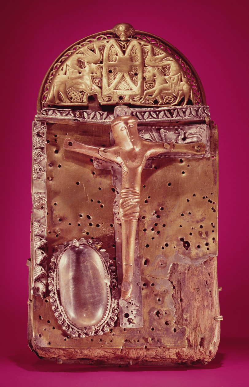 A „Corp Naomh” néven ismert harangszentély, Templecross, Westmeath megye, 10. és 15. század (ezüst és bronz hegyikristállyal) alkotó: Celtic