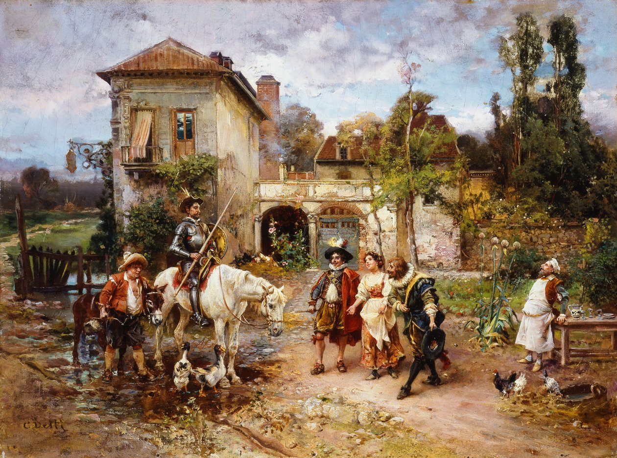 Don Quijote, alkotó: Cesare Auguste Detti