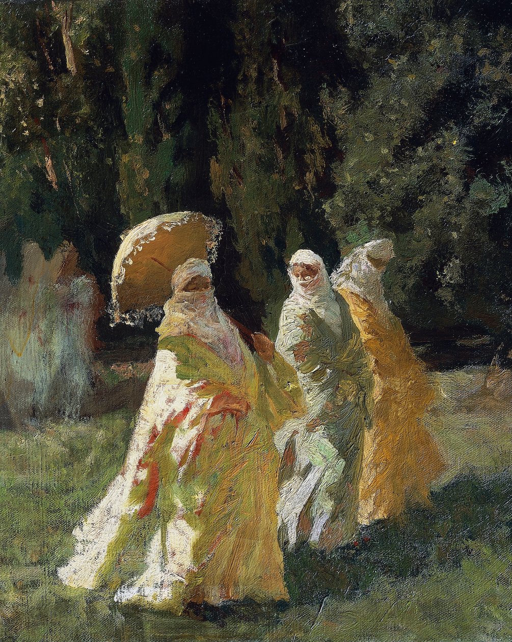 A kedvencek a parkban alkotó: Cesare Biseo