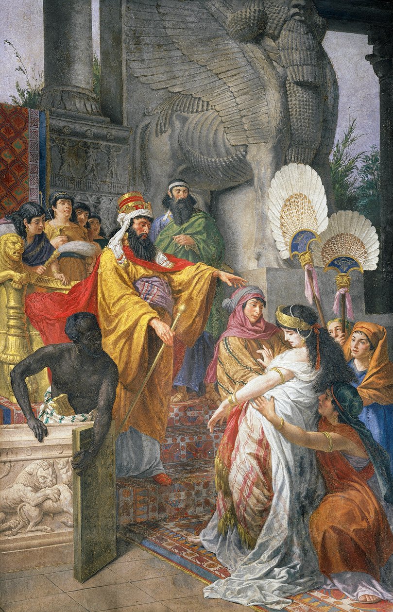 Eszter és Ahasvérus alkotó: Cesare Mariani