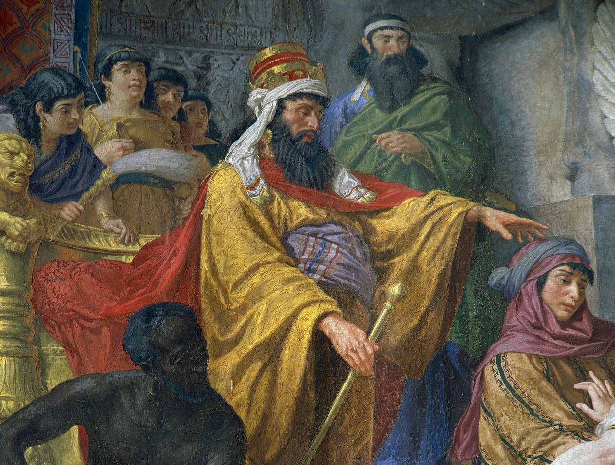 Ahasvérus perzsa király alkotó: Cesare Mariani