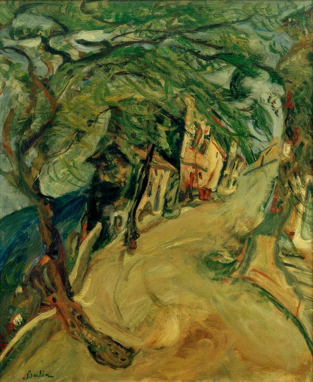 Ch. Soutine, The Road to the Hill alkotó: Chaim Soutine