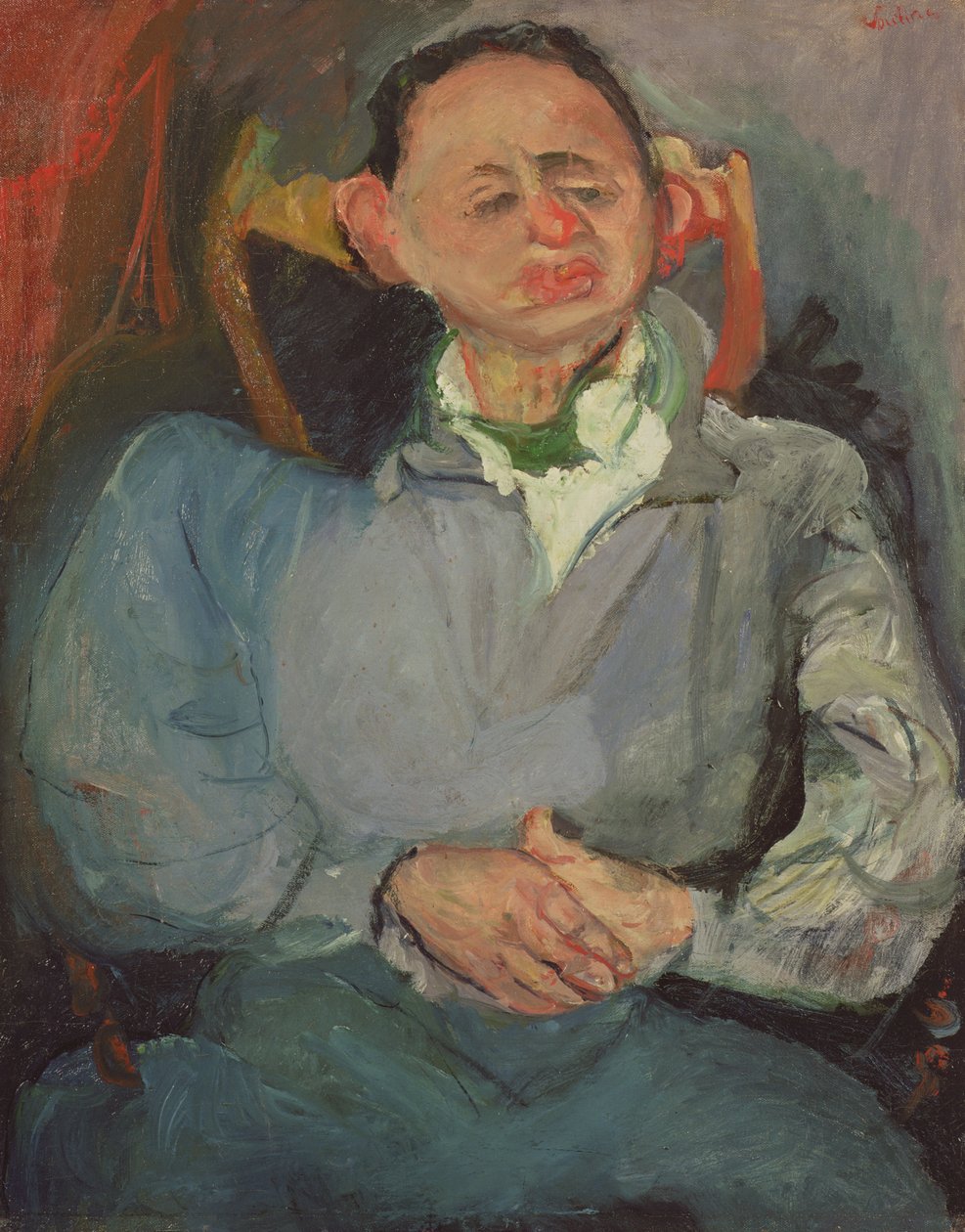 Oscar Miestchaninoff (1886-1956) portréja 1923 alkotó: Chaim Soutine
