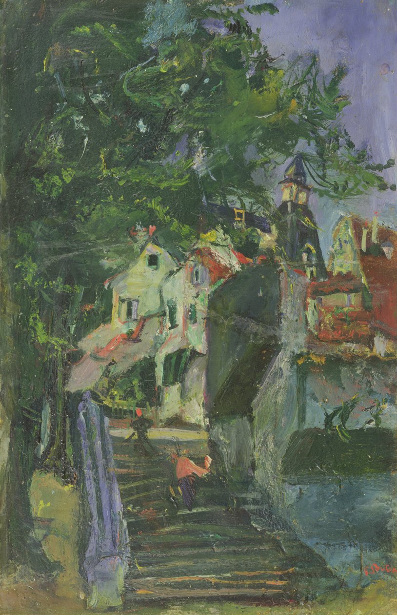 A Chartres-i lépcső, 1933-34 körül alkotó: Chaim Soutine