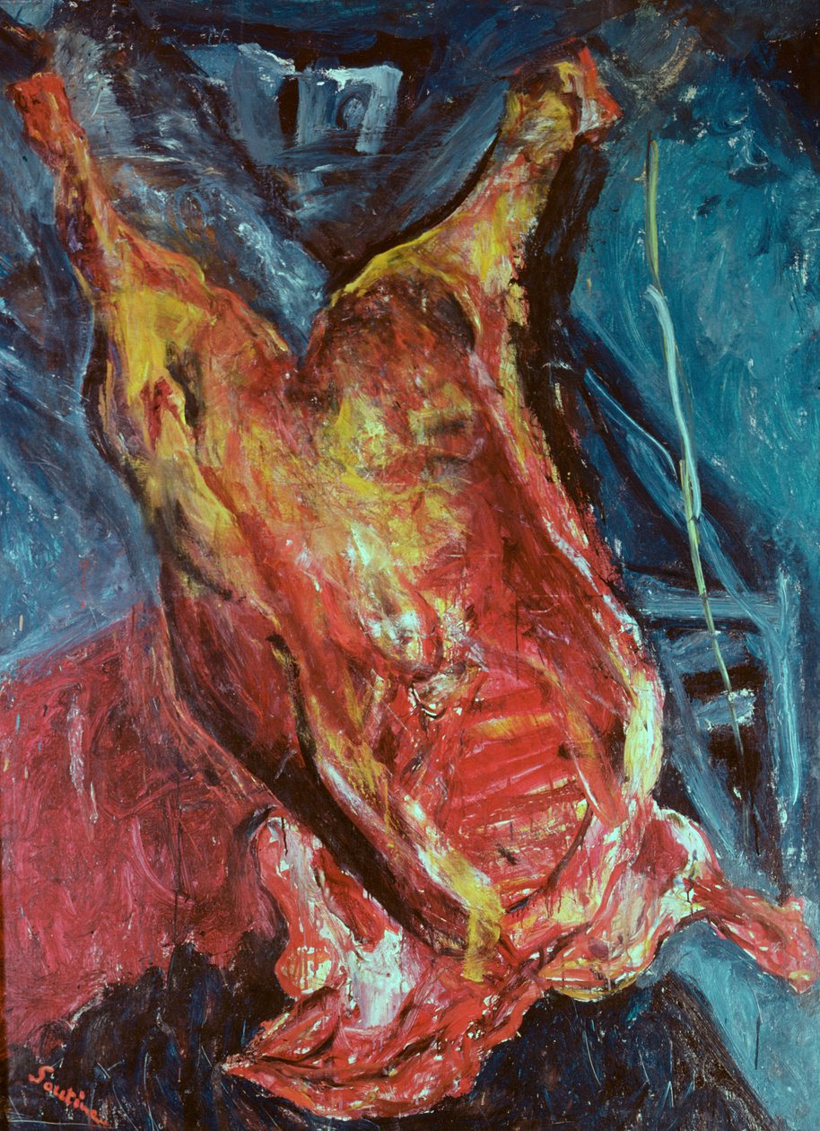 Marhahús hasított test alkotó: Chaim Soutine