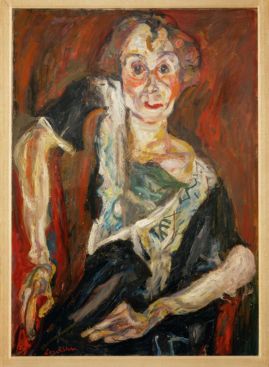 Az öreg színésznő alkotó: Chaim Soutine