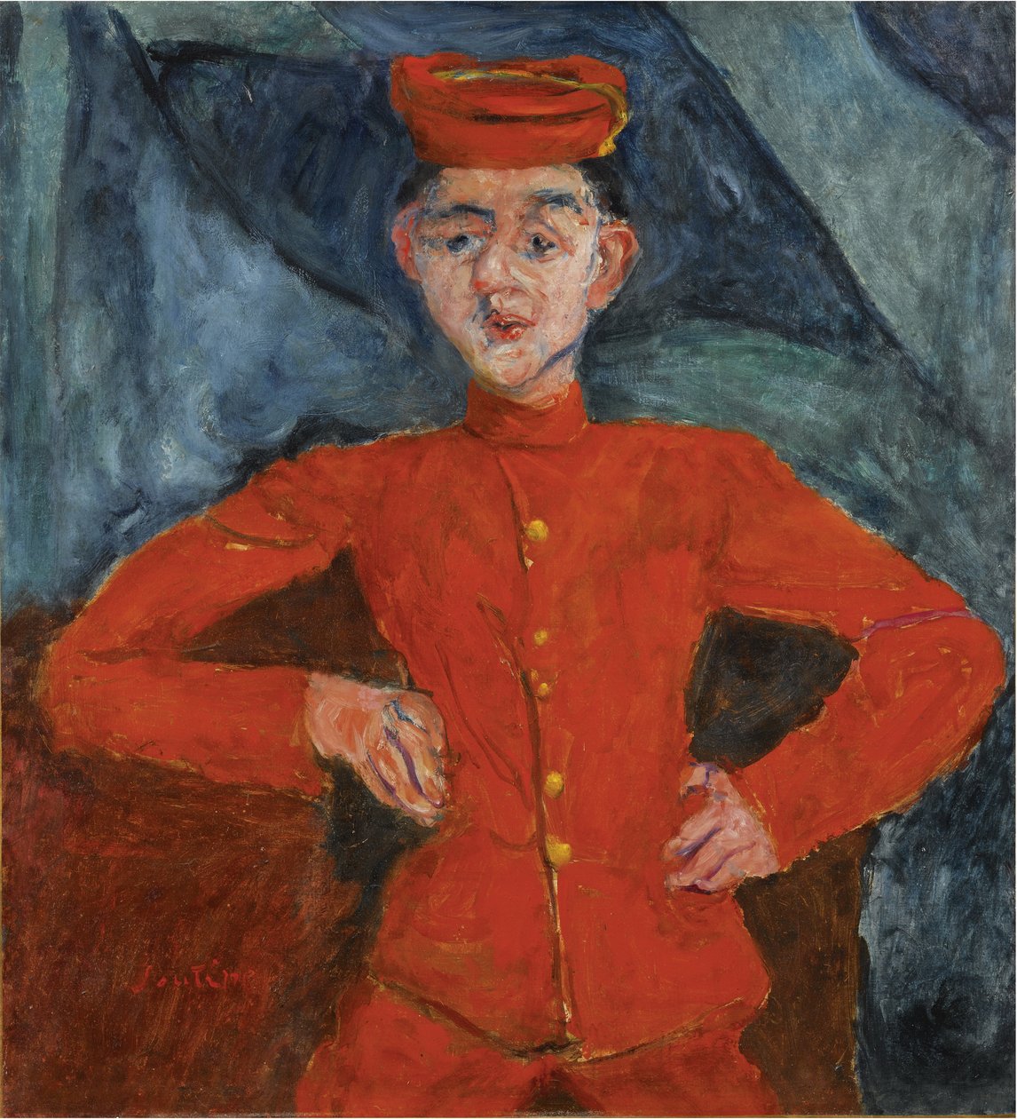 A Maxims Hunter c. 1925 alkotó: Chaim Soutine