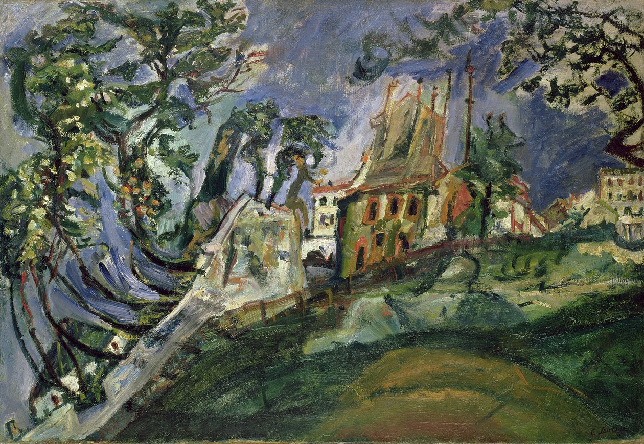Montmartre, 1919 körül alkotó: Chaim Soutine