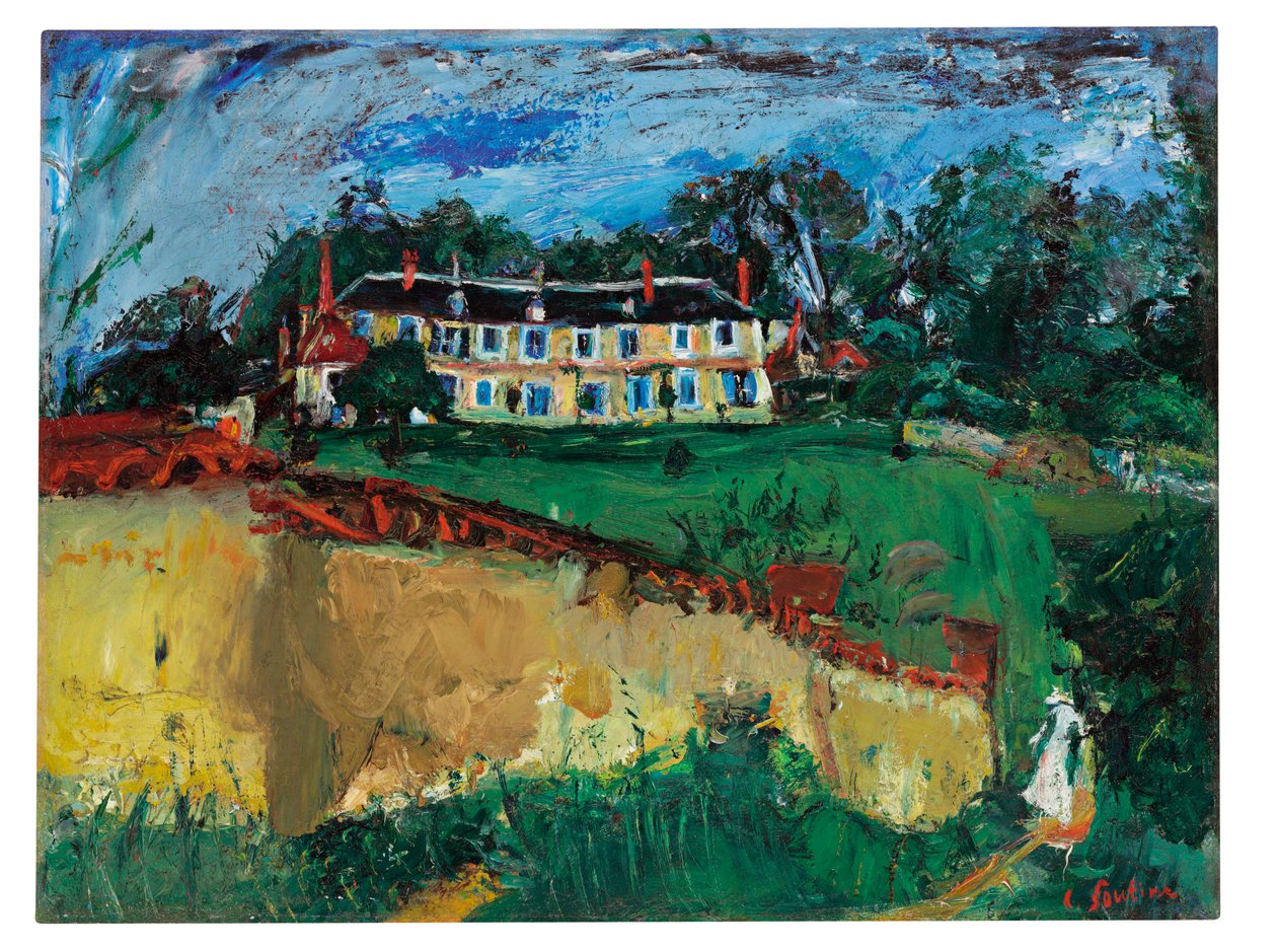 Régi ház Chartres közelében, 1934 körül alkotó: Chaim Soutine