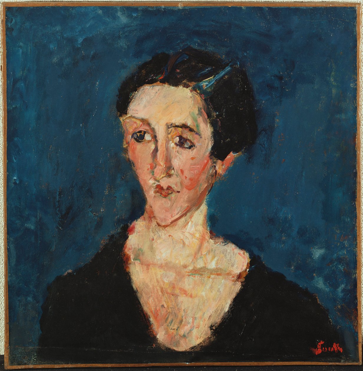 Madalaine Castaing portréja, 1928 körül alkotó: Chaim Soutine
