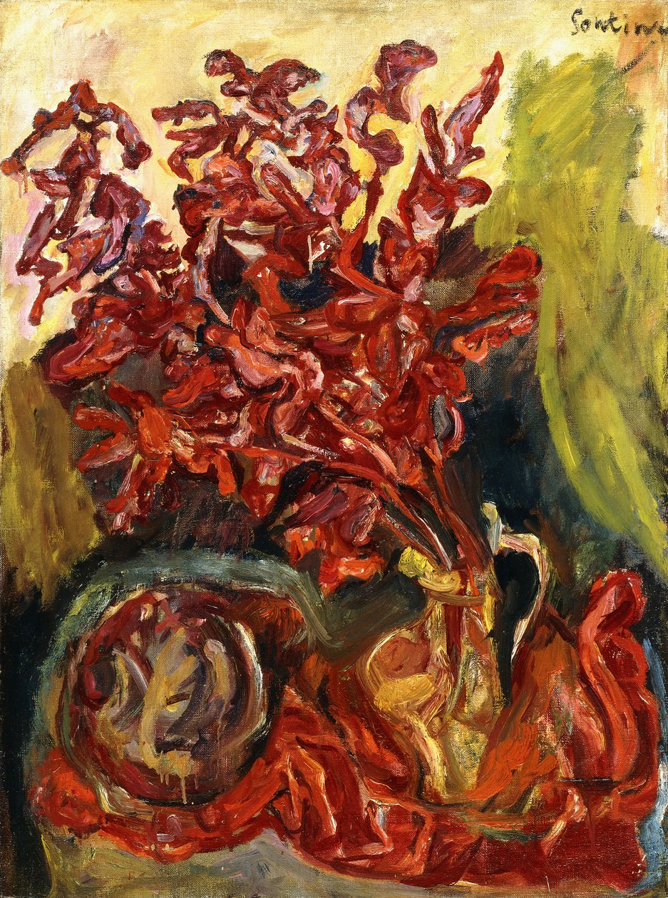 A kardvirág, 1919 körül alkotó: Chaim Soutine