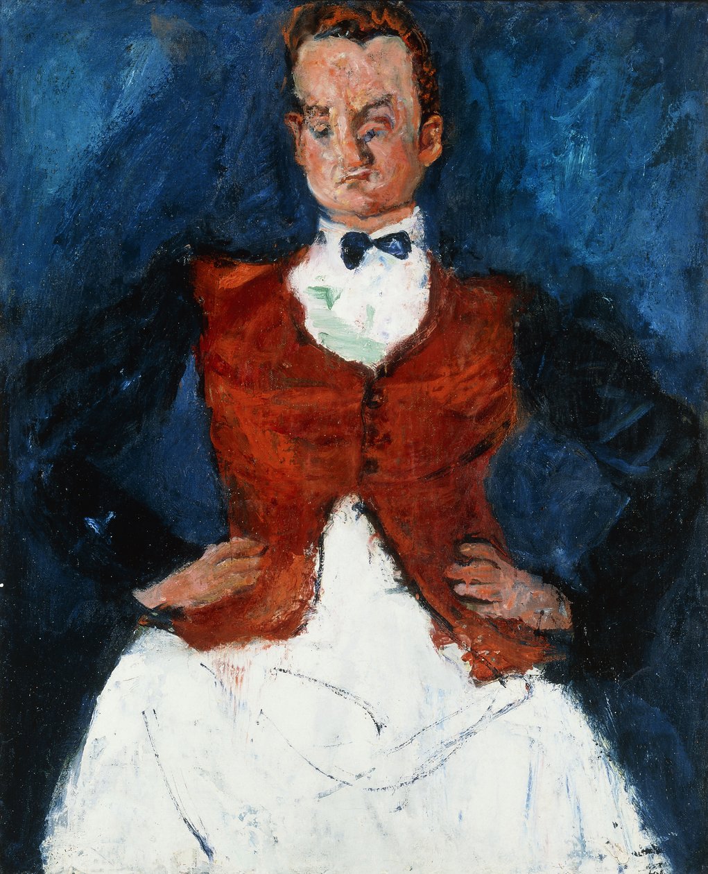 A Maitre D; A komornyik, 1927 körül alkotó: Chaim Soutine