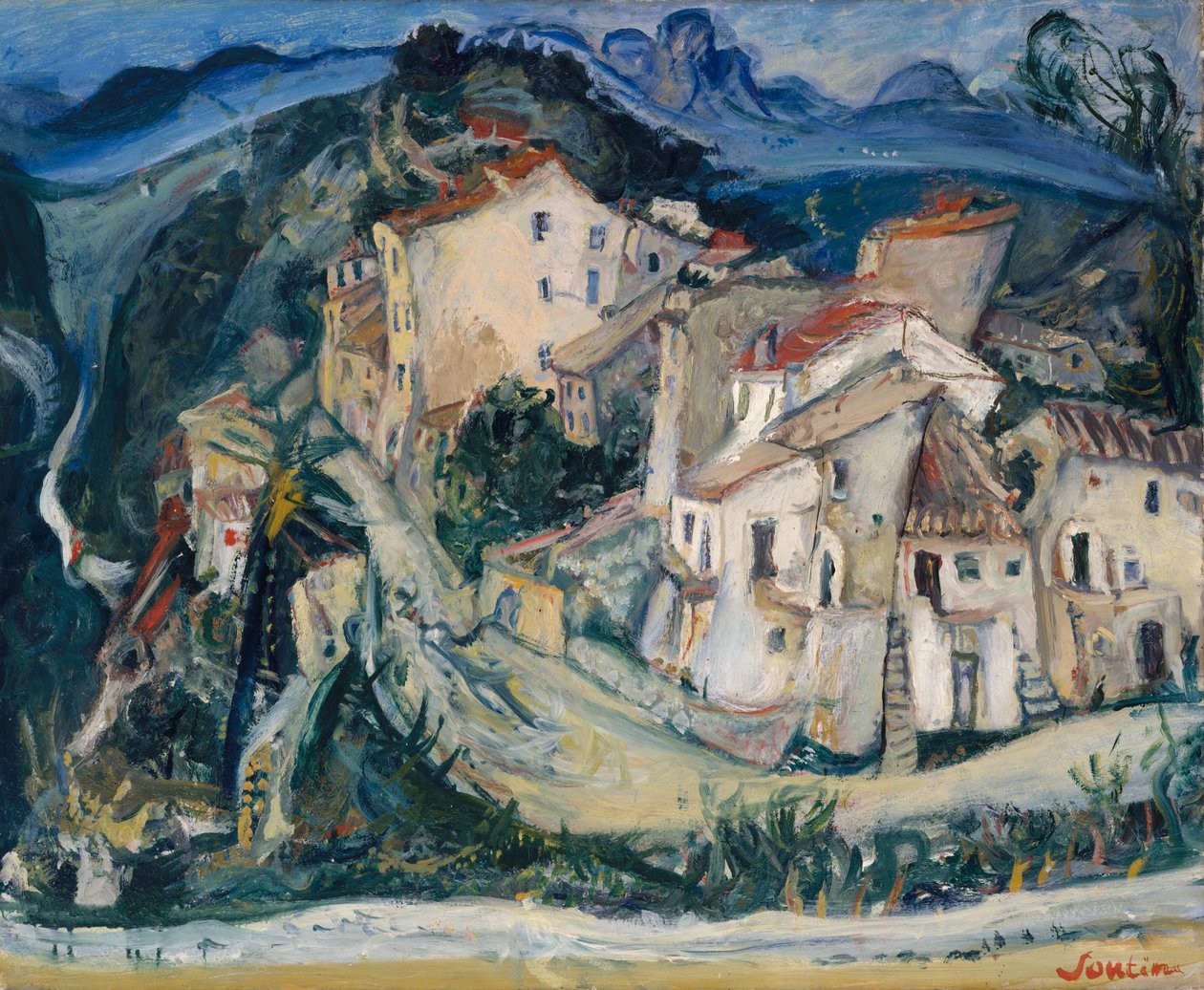 Cagnes látképe, 1924-25 körül alkotó: Chaim Soutine