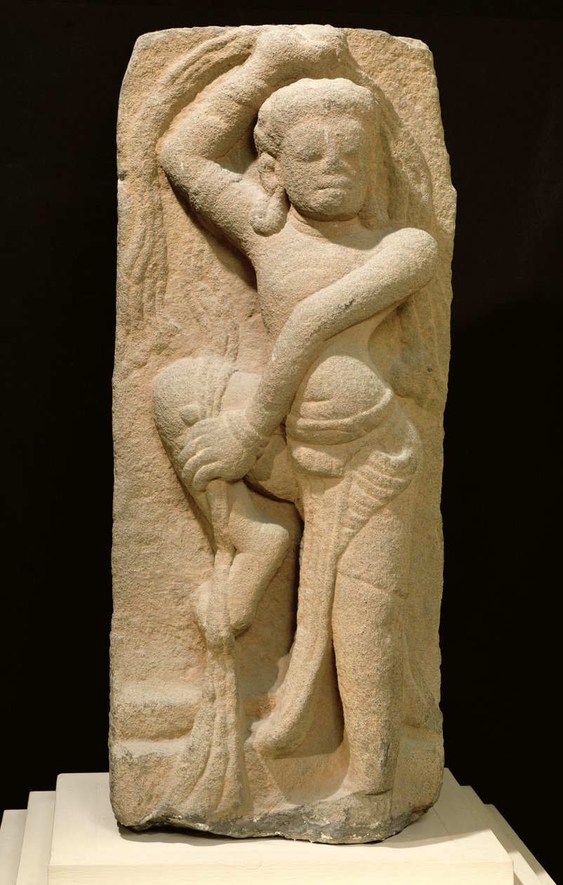 Táncos, Mison A-1 stílus, Vietnamból (homokkő) alkotó: Champa Civilisation