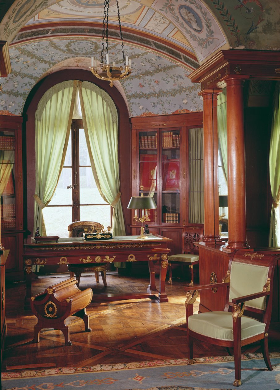 Bonaparte Napóleon dolgozószobája, 1800 körüli évek alkotó: Charles Percier