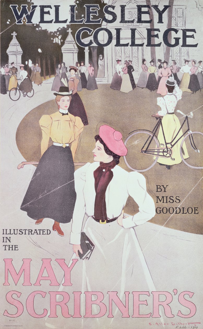 Wellesley College, Miss Goodloe, címlapillusztráció a Scribner