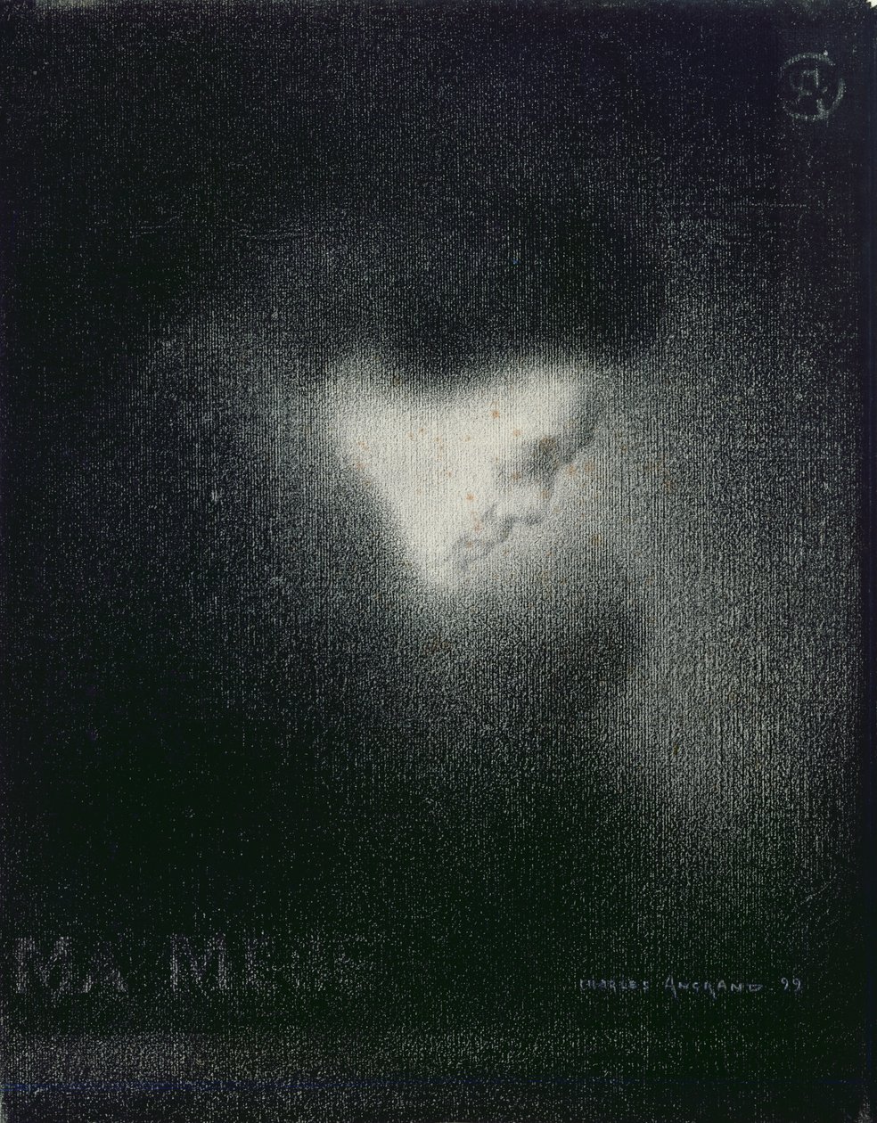 Anyám, 1899 (szén papíron) alkotó: Charles Angrand
