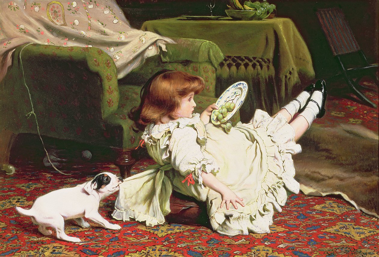 A játék ideje, 1886 alkotó: Charles Burton