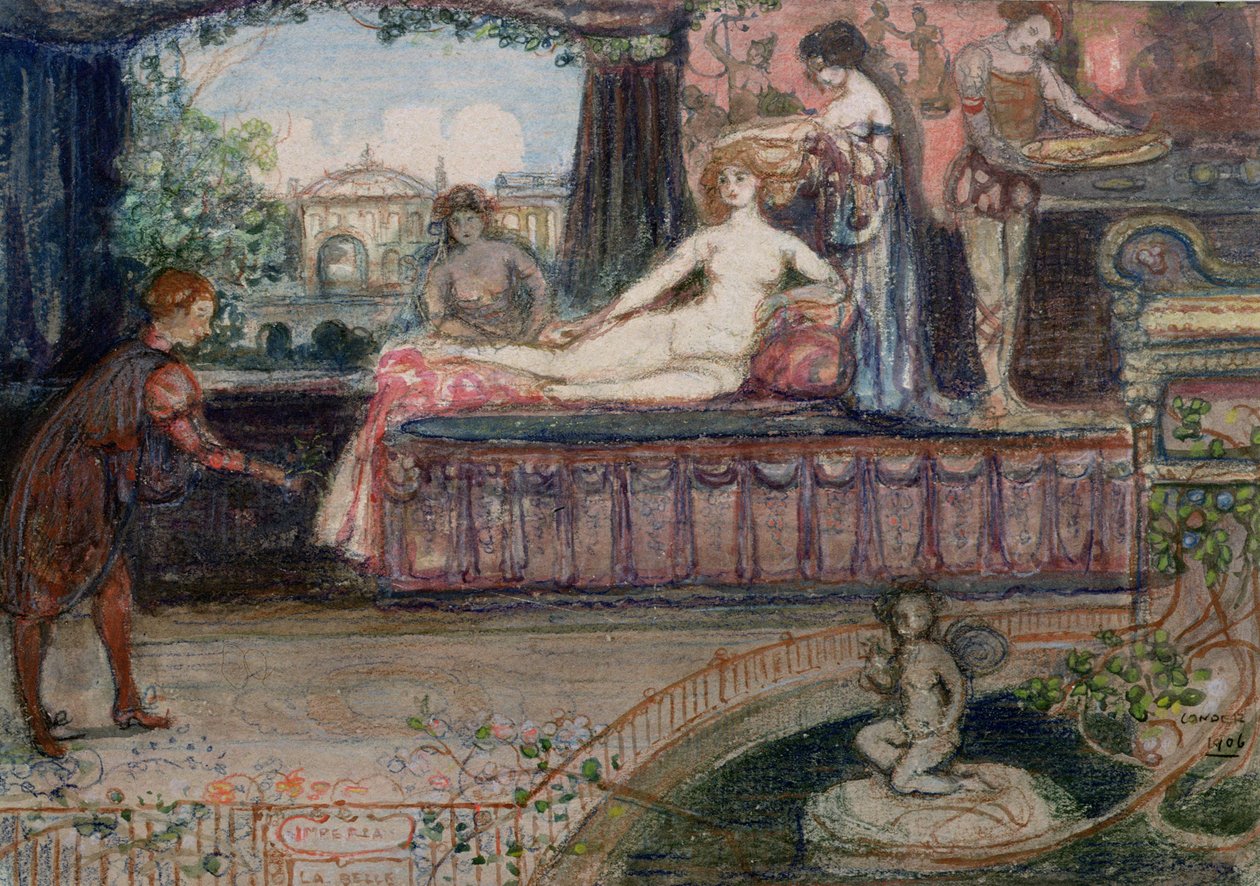 Imperia la Belle alkotó: Charles Edward Conder