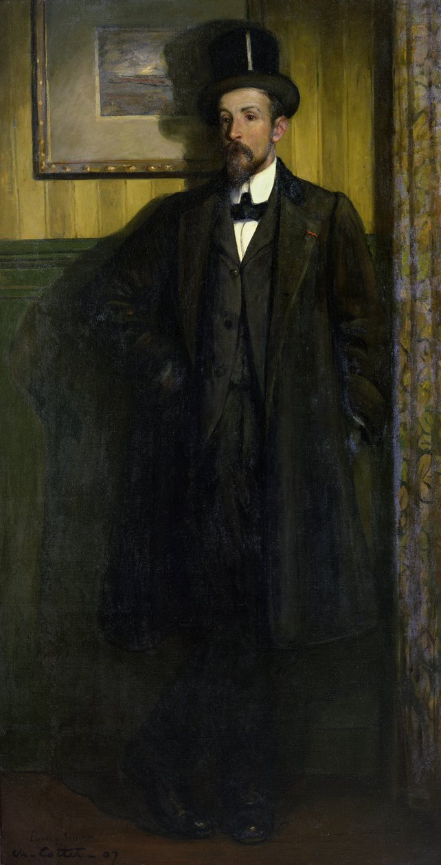 Lucien Simon (1864-1945) portréja 1907 alkotó: Charles Cottet