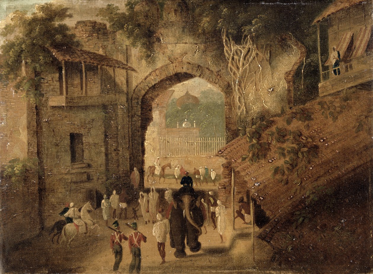 East Gateway, Patna, 1825 alkotó: Charles d Oyly
