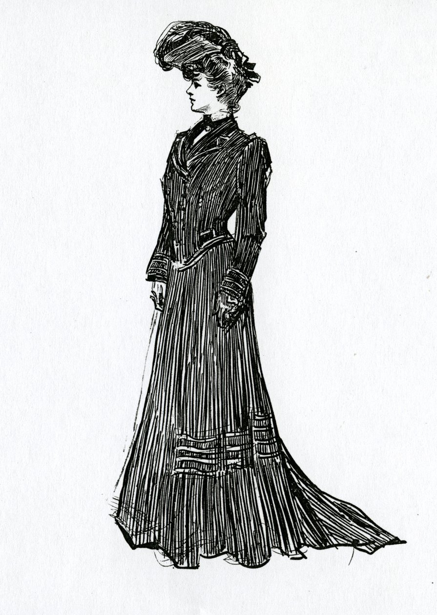 Egy Gibson-lány, 1902 körül alkotó: Charles Dana Gibson