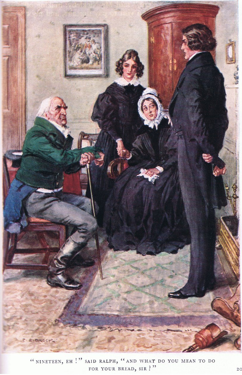 Tizenkilenc, eh! mondta Ralph, És mit akarsz csinálni a kenyeredért, uram! alkotó: Charles Edmund Brock