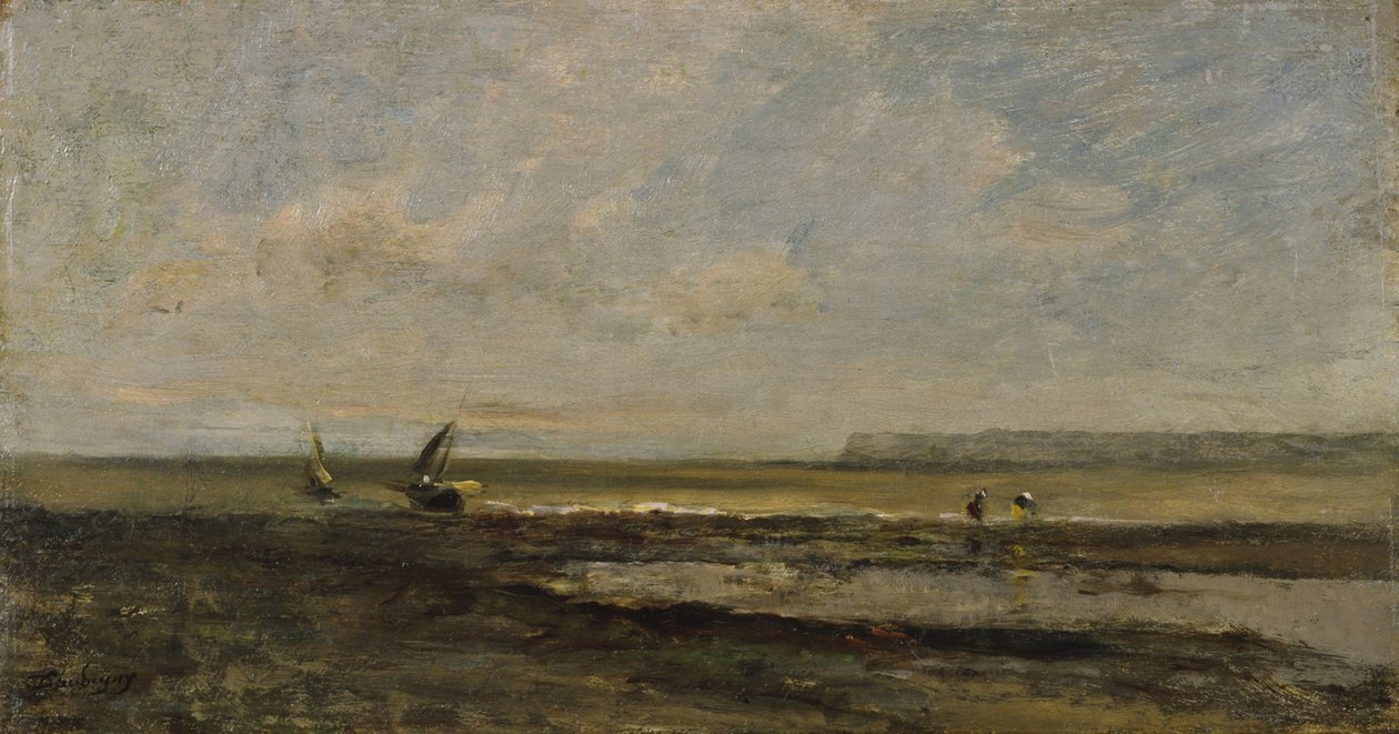 Tengerparti jelenet alkotó: Charles Francois Daubigny