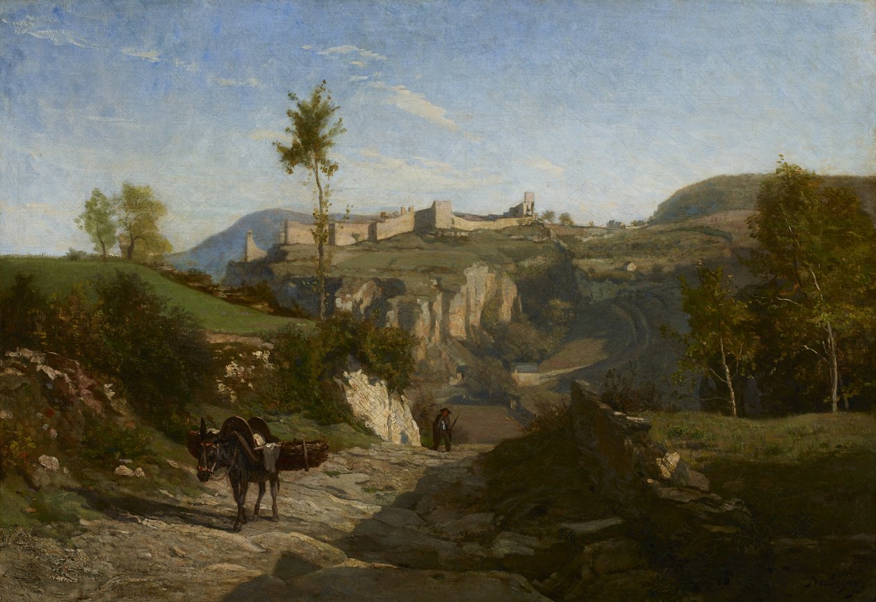 Táj Crémieu közelében alkotó: Charles Francois Daubigny